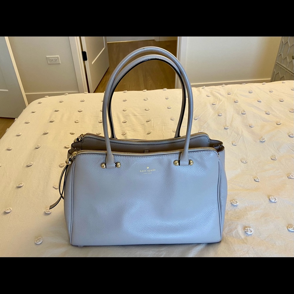 Kate Spade Light Blue Leather Handbag
